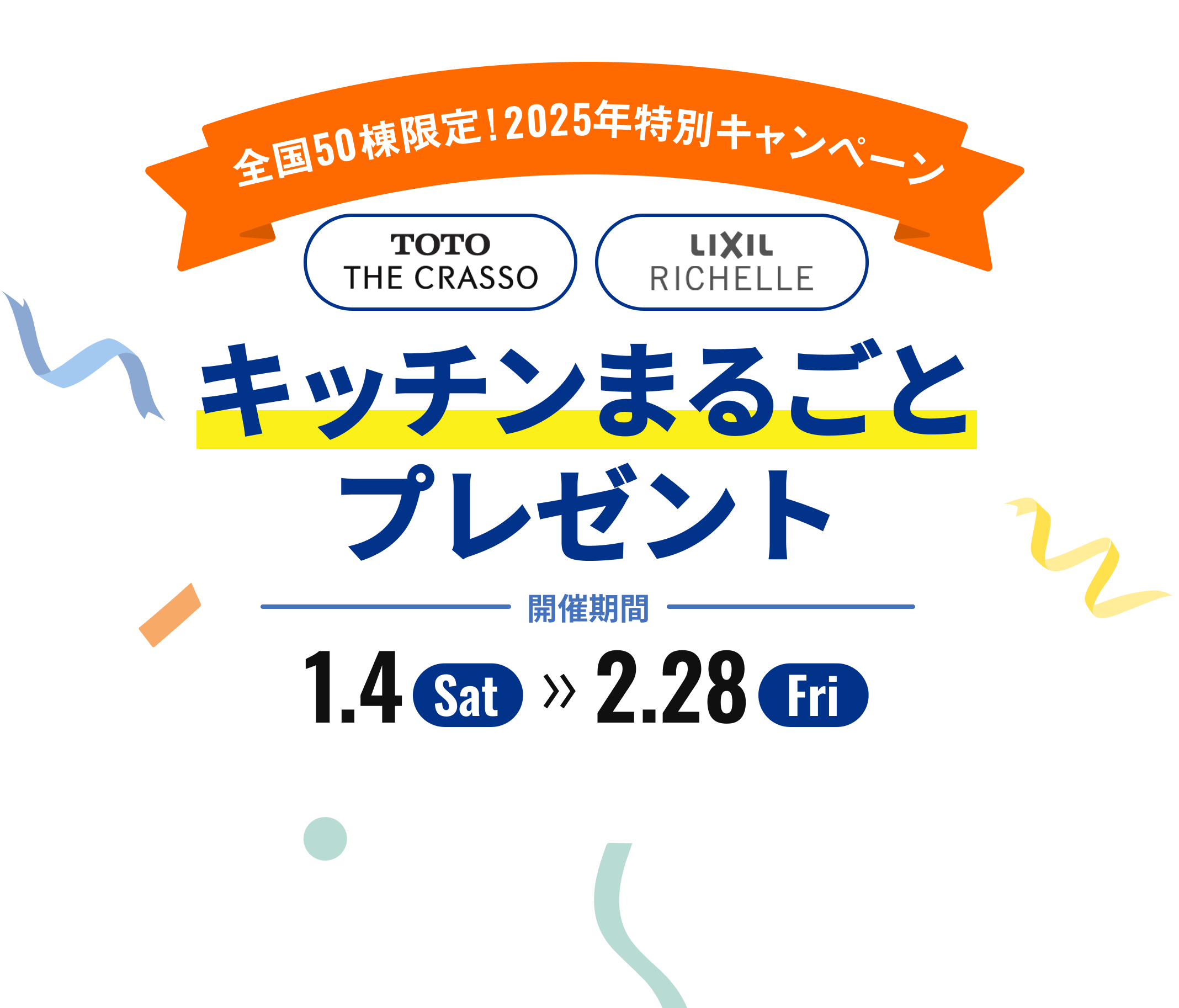 2025年特別キャンペーンキッチンまるごとプレゼント