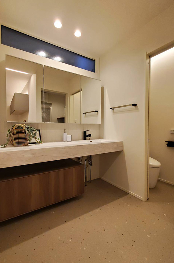 ゆとりのある水回り